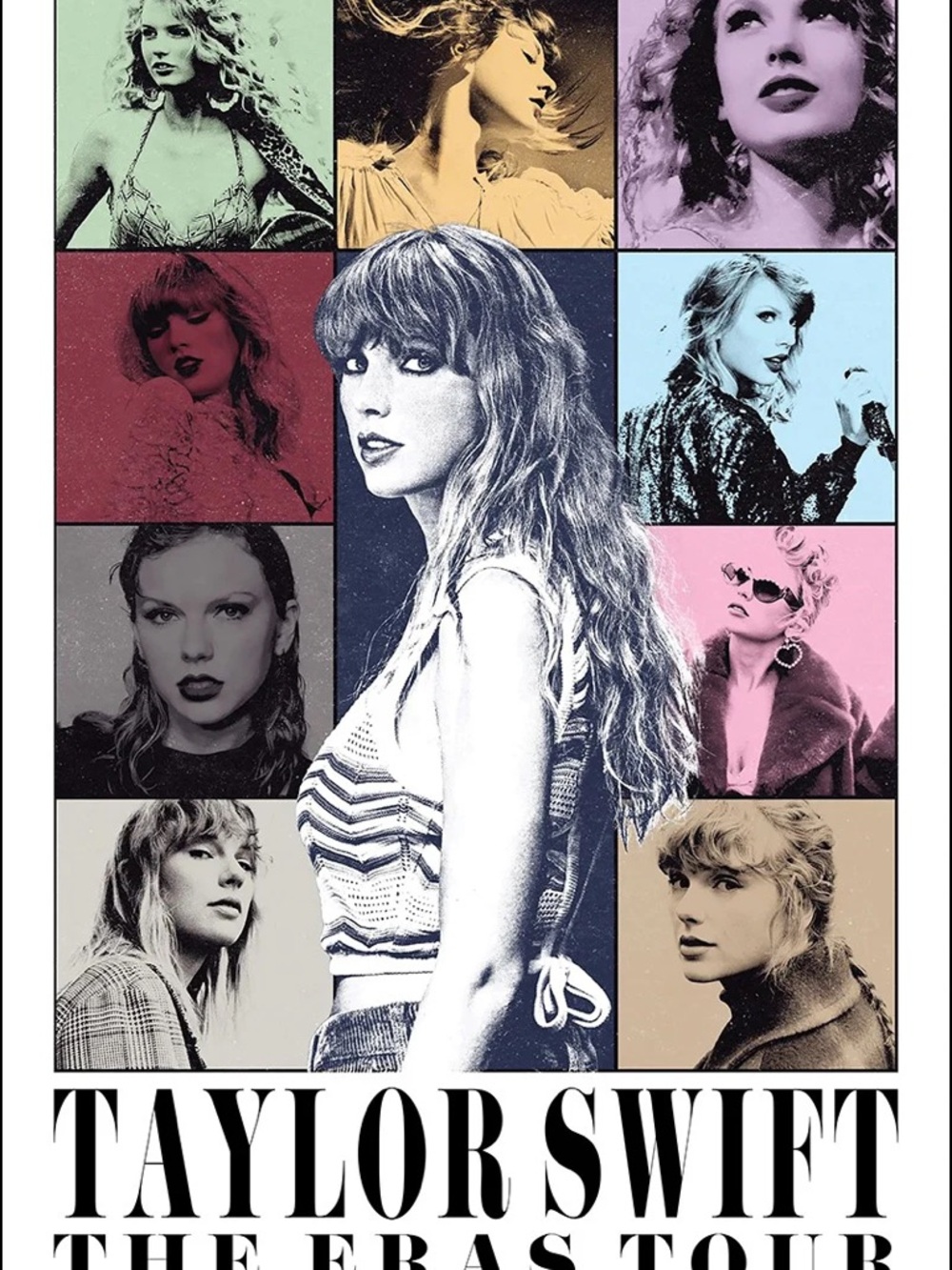 NWT Taylor Swift “The Eras Tour” Multi-Panel Poster